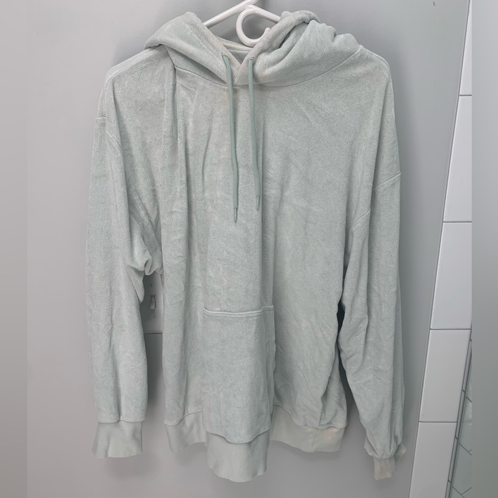 Aritzia TNA Towel Terry Boyfriend Hoodie